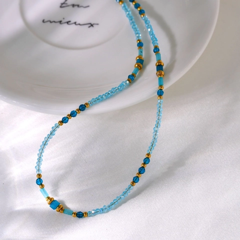 Collar De Cuentas Hecho A Mano Piedra Natural Perla De Agua Dulce Concha Acero Inoxidable Joyería Bohemia Para Mujer