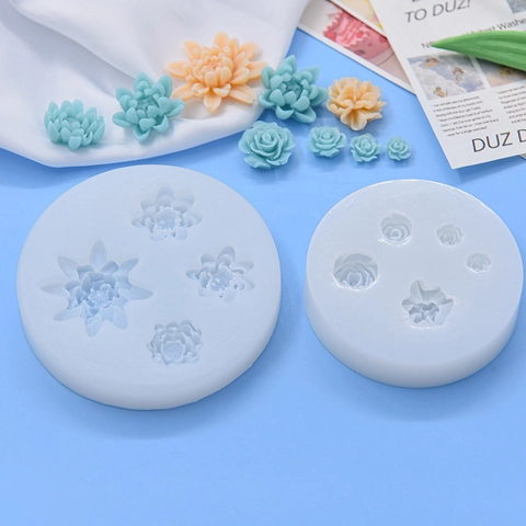 Blumen Rose Silikonform Für DIY Backen Kuchen Fondant Schokolade Harz Zuckerhandwerk Dekoration