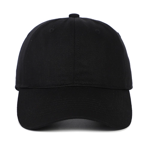 Minimalistische Soft Top Baumwolle Baseballkappe Für Herren Damen Verstellbar Einfarbig Gebogene Krempe Outdoor Sonnenhut