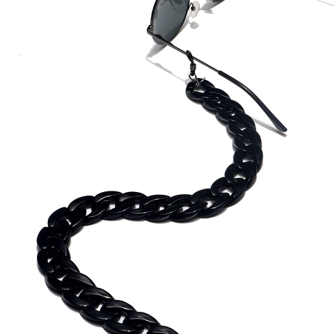 Glasses Chain Anti-Slip Acrylic Chunky Link Eyewear Strap Neck Lanyard For Sunglasses Masks Retro Punk Style