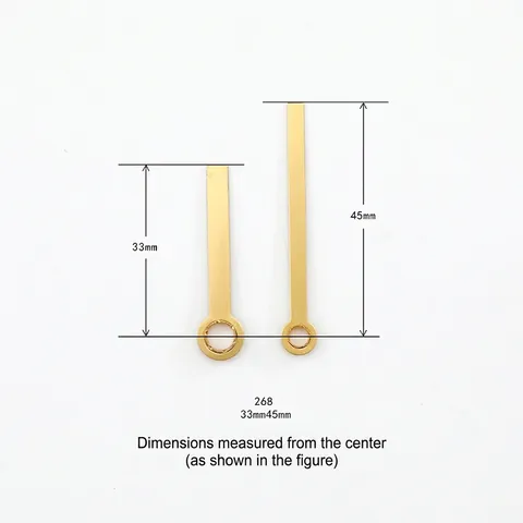 Lancette Per Orologio Minimaliste In Rame Dorato Per Movimento Al Quarzo DIY Parti Di Ricambio Per Orologio Da Parete Stile Dritto