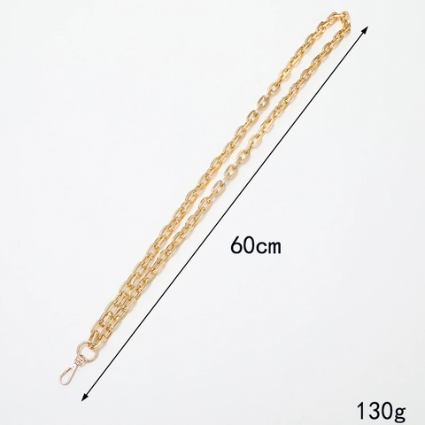 Metal Chain Bag Strap Crossbody Phone Lanyard Aluminum Replacement Shoulder Belt With Lobster Clasps DIY Accessories