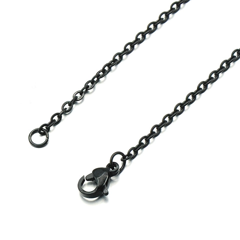 Collar De Cadena En O De Acero Inoxidable Cadena De Eslabones Galvanizada Accesorios De Joyería Que No Se Desvanecen