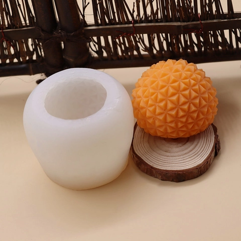 Diamant Ball Silikon Kerzenform DIY Geometrische Kugel Aromatherapie Gips Seifenherstellung Bastelwerkzeug