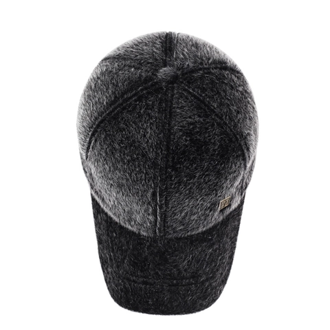 Cappello Da Baseball Invernale In Pelliccia Sintetica Con Paraorecchie Caldo Antivento In Peluche Per Uomo Regolabile