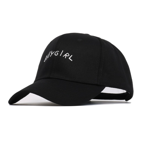 Berretto Da Baseball Cotone Ricamo Lettere Babygirl Regolabile Cappello Protezione Solare Streetwear Casual Per Donne