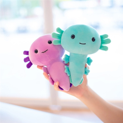 Simpatico Peluche Axolotl Morbido Animale Di Peluche Bambola Salamandra Cartone Animato Regalo Bambini Casa