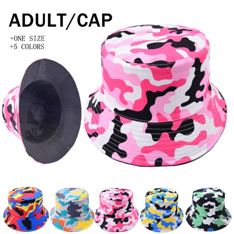 Cappello Alla Pescatora Mimetico In Cotone Unisex Protezione Solare Esterna Motivo Graffiti Moda