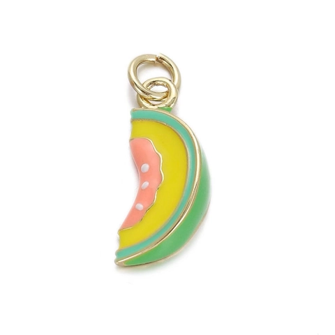 Ciondoli In Smalto Frutta Animali Cibo Pendenti In Lega Di Rame Per Creazione Gioielli Accessori Fai Da Te