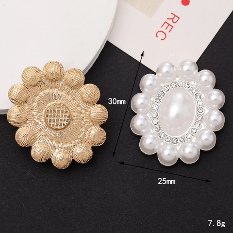 DIY Schmuckzubehör Legierung Strass Künstliche Perle Katzenauge Stein Für Handyhülle Schuhanhänger Vintage Basteln