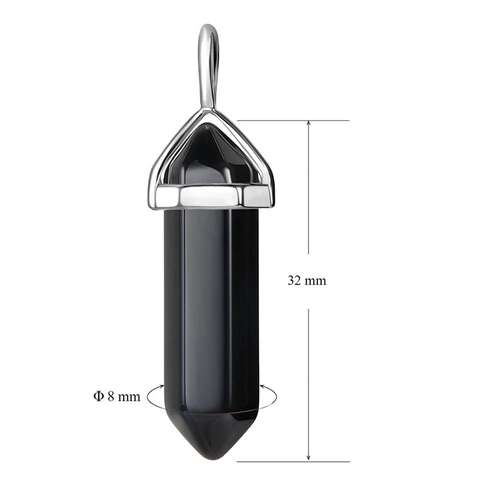Natural Crystal Stone Keychain Sun Moon Charm Hexagonal Pillar Pendant Car Bag Hanging Accessory Boho