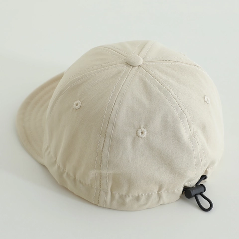 Gorra De Béisbol Para Niños Ala Corta Transpirable Sombrero De Sol Parte Superior Suave Color Sólido Ajustable