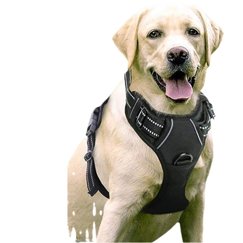 Reflective Dog Harness Breathable Nylon Mesh Adjustable No-Choke Pet Vest For Medium Large Dogs Outdoor Training