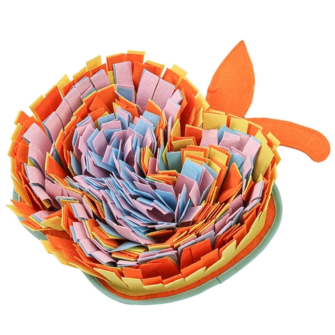 Interactieve Snuffelmat Voor Honden Puzzel Speelgoed Fleece Piepend Training Mat Voor Langzaam Eten