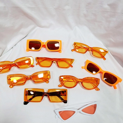 Occhiali Da Sole Quadrati retrò Donne Uomini Moda Montatura Spessa Protezione UV400 Occhiali Plastica Accessori