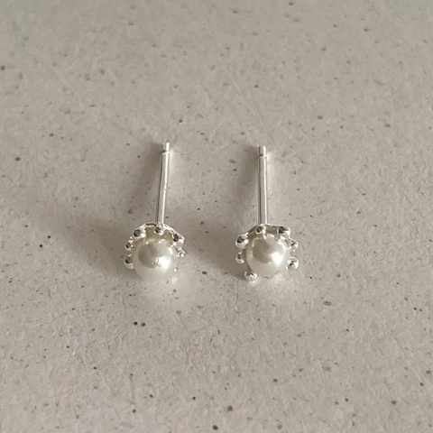 Orecchini A Lobo Con Künstliche Perle Eleganti Con Perno In Argento 925 Stile Coreano Minimalista Gioielli Per Donna