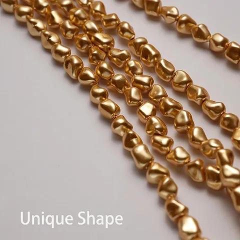 Baroque Style Irregular Loose Beads For DIY Jewelry Making Metallic Luster Imitation Natural Baroque Pearl Accessories