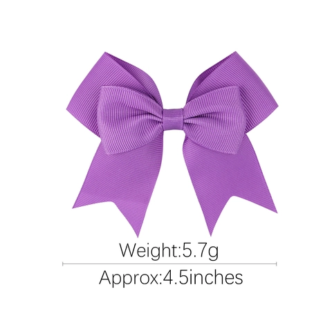 Handmade Grosgrain Ribbon Bow Hair Clips For Girls Candy Color Double Layer Bowknot Boutique Alligator Clips Hair Accessories