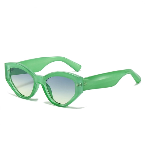 Occhiali Da Sole Cat Eye Vintage Retro Geometrici Montatura In PC Protezione UV400 Occhiali Alla Moda Per Uomini Donne