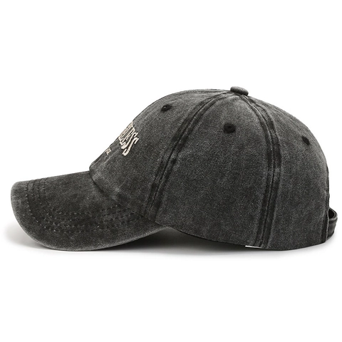 Berretto Da Baseball In Cotone Lavato Vintage Ricamo Lettere Regolabile Retro Dad Hat Per Uomo E Donna Unisex