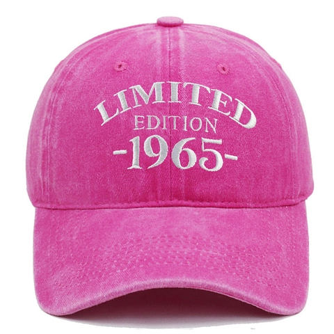 Casquette De Baseball En Coton Lavé Rétro Distressed Limited Edition 1965 Broderie Ajustable Unisexe Chapeau De Soleil