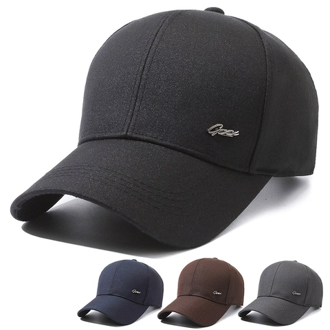 Honkbalpet Verstelbaar Zonbescherming Polyester Katoen Gebogen Rand Outdoor Casual Sport Hoed Voor Heren