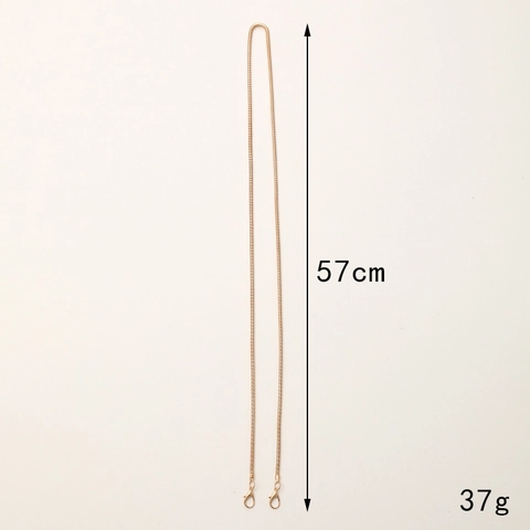 Cordon de Téléphone en Chaîne de Métal Bandoulière DIY Sangle de Sac Avec Fermoir Mousqueton Perle Artificielle Femme Bijoux