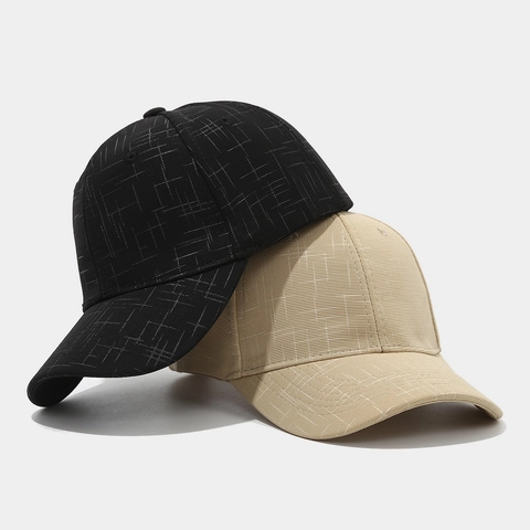 Vintage Textured Baseball Cap Men Women Adjustable Metal Buckle Casual Outdoor Sun Protection Solid Color Polyester Hat