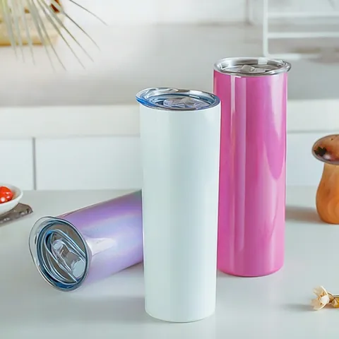 Stainless Steel Skinny Tumbler Double Wall Vacuum Insulated Travel Mug With Lid Car Cup Slim Water Bottle For Coffee