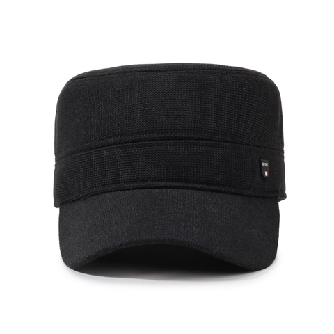 Berretto Cadet Uomo Invernale Caldo Foderato In Pile Cappello Militare Protezione Orecchie Antivento Regolabile Stile Casual
