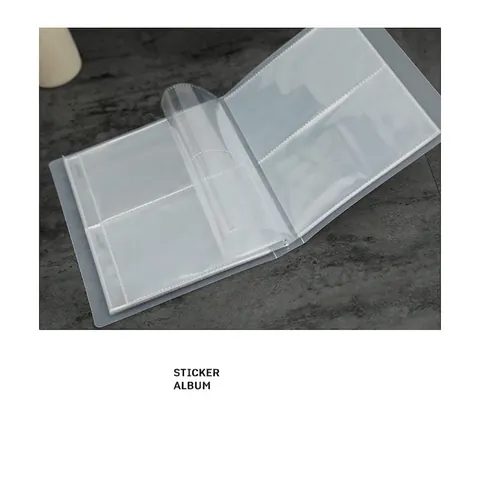 Album Di Conservazione Per Adesivi Per Unghie In Plastica PP Traslucida Libro Di Visualizzazione Portatile Per Decalcomanie