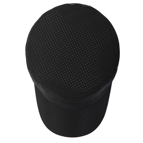 Heren Mesh Ademende Cadet Cap Polyester Platte Militaire Hoed Outdoor Vissen Zonbescherming Verstelbaar