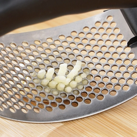 Spremiaglio Manuale In Acciaio Inossidabile A Bilanciere Con Manico In Plastica Per Cucina Domestica Stile Moderne Facile Da Pulire