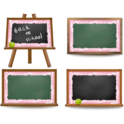 Pinnwand Bordüre Aufkleber Rosa Wolken Gewellt Klebepapier Schule Klassenzimmer Dekoration Schulstart Dekorativ