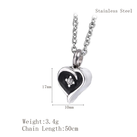 Stainless Steel Cremation Urn Necklace Memorial Keepsake Jewelry Ash Pendant For Human Pet Heart Tree Of Life Fashion