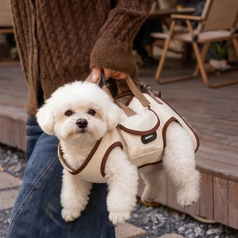 Borsa Da Trasporto Per Animali Oxford Tracolla Imbracatura Per Piccoli Cani Gatti Trasporto Laterale Cura Della Colonna