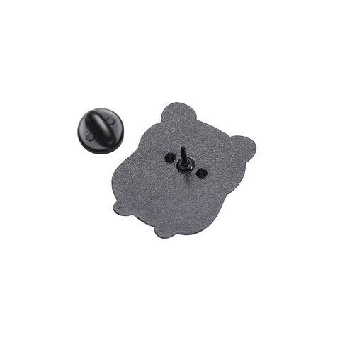Lindo Pasador de Esmalte de Animales de Dibujos Animados Aleación de Zinc Rana Erizo Conejo Ganso Broche Insignia Para Ropa Mochila