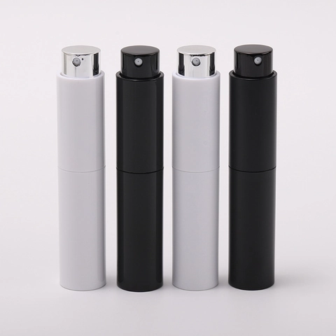Flacone Atomizzatore Per Profumo Ricaricabile Rotante Telescopico Bottiglia Spray Con Interno In Vetro E Guscio In ABS Portatile