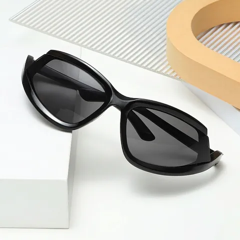 Gafas De Sol Deportivas Montura PC Protección UV Envolventes Ciclismo Exterior Y2K Moda Irregular Hombres Mujeres