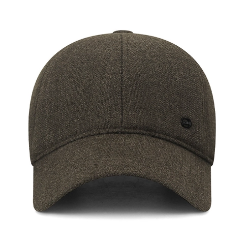 Gorra Béisbol Invierno Hombre Con Orejeras Cálida Forro Polar Resistente Al Viento Mezcla Algodón Sombrero Ajustable