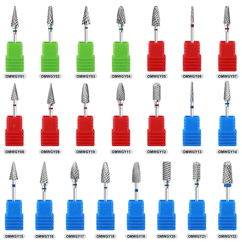 Professional Nail Drill Bits Alloy Tungsten Steel Gel Polish Remover Dead Skin Cleaner Universal Size Tools Manicure Salon