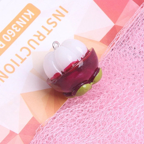 Charmes De Fruits Légumes Simulation Stéréoscopique Pendentifs Miniature Résine DIY Création Bijoux Décor Coque Téléphone
