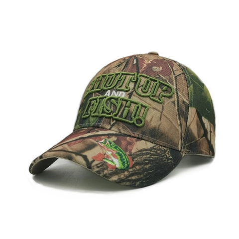 Cappello Da Baseball Camouflage Ricamato Protezione Solare All'aperto Visiera Curva Regolabile Caccia Pesca Cappello Unisex