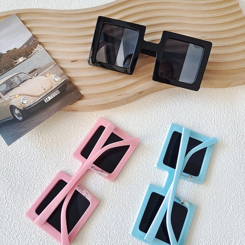 Square Frame Sunglasses Retro Resin Full Frame Sun Glasses For Men Women Fashion Outdoor Streetwear UV400 Protection