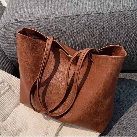 Bolso Tote Y Neceser De Cuero PU Con Patrón De Lichi Gran Capacidad Bolso De Hombro De Viaje Para Mujer Elegante