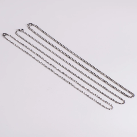 Colliers À Chaîne Minimalistes Acier Inoxydable 304 Bijoux Mode Simples Pour Hommes Style Polyvalent