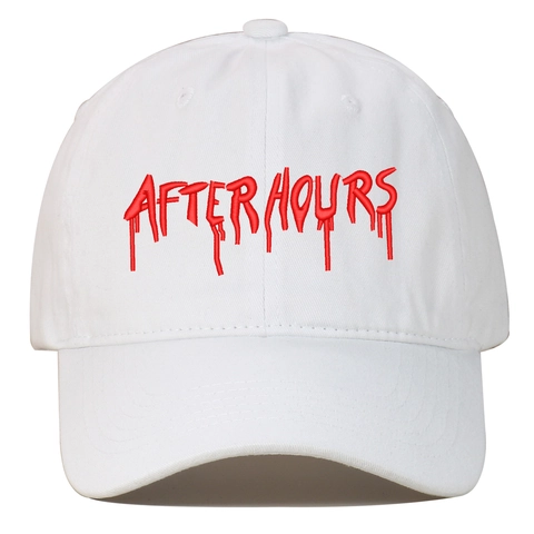 Casquette De Baseball Broderie Lettres After Hours Coton Lavé Vintage Ajustable Chapeau Streetwear Unisexe