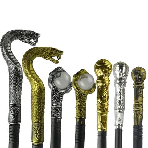 Halloween Kostüm Zepter Requisite Abnehmbarer Kunststoff Pharao König Stab Für Cosplay Party Zubehör Antik Stil