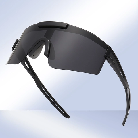 Sport Polarisierte Sonnenbrille TAC Gläser PC Rahmen UV400 Radfahren Laufen Outdoor Trendige Große Shield Brille Unisex