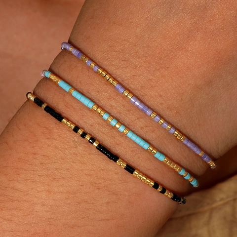Morse Code Beaded Bracelet Handmade Braided Rope Adjustable Secret Message Fashion Jewelry Gift For Women Men Friends